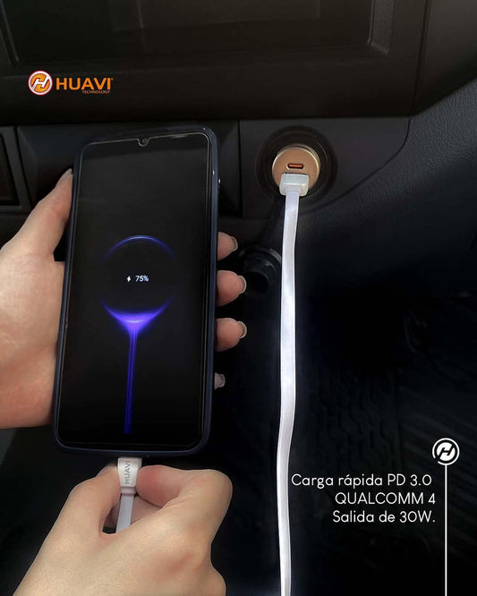🔋Cargador de Auto para Celular ¡¡CARGA RAPIDA!!⚡